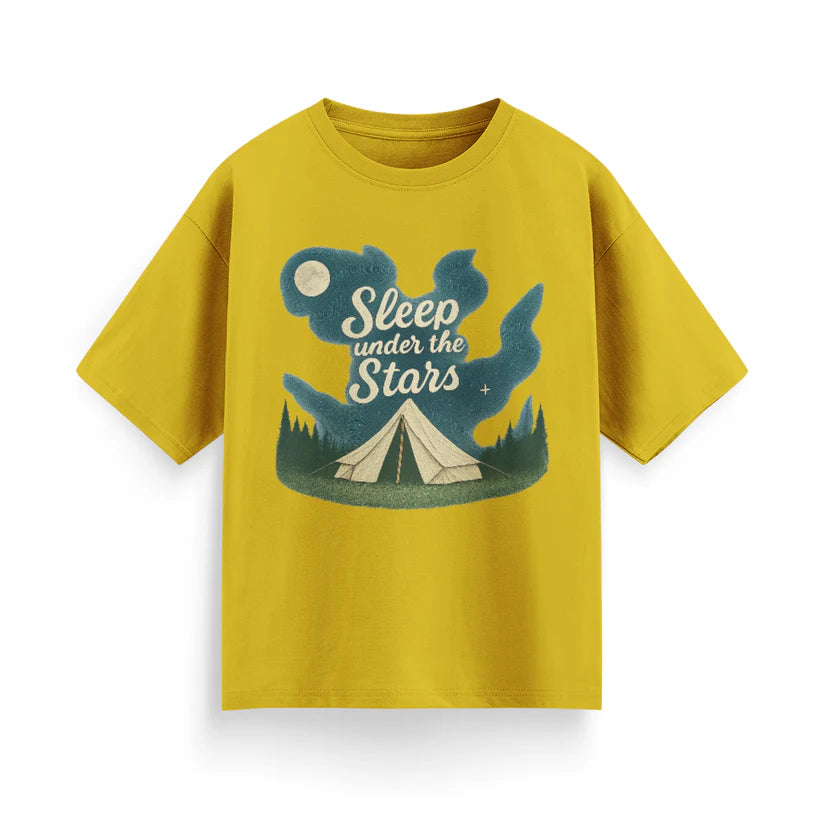Sleep Under the Stars Unisex Oversized  T-Shirt