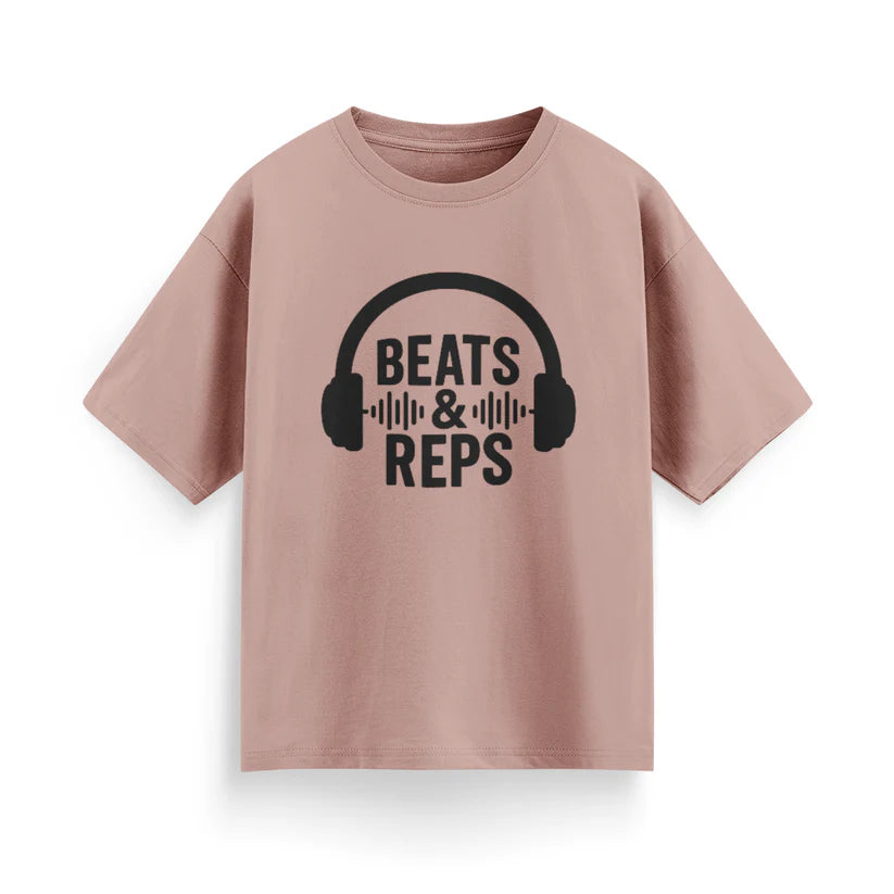 Beats and Reps Unisex Oversized T-Shirt