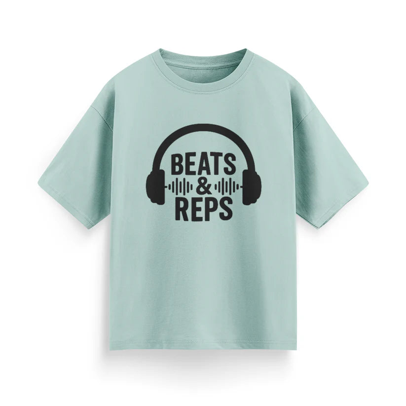 Beats and Reps Unisex Oversized T-Shirt