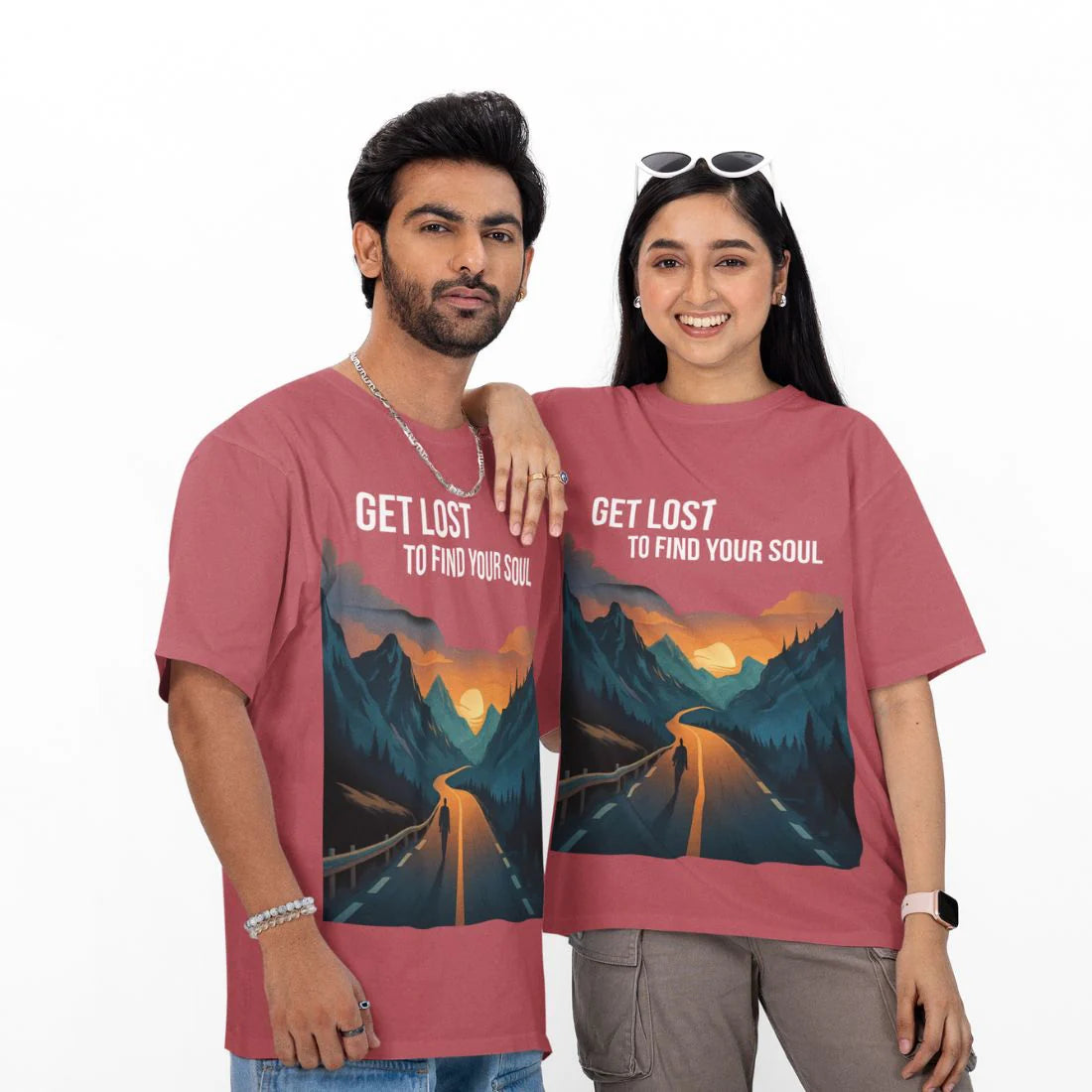 Get Lost to Find Your Soul Unisex Oversized T-Shirt