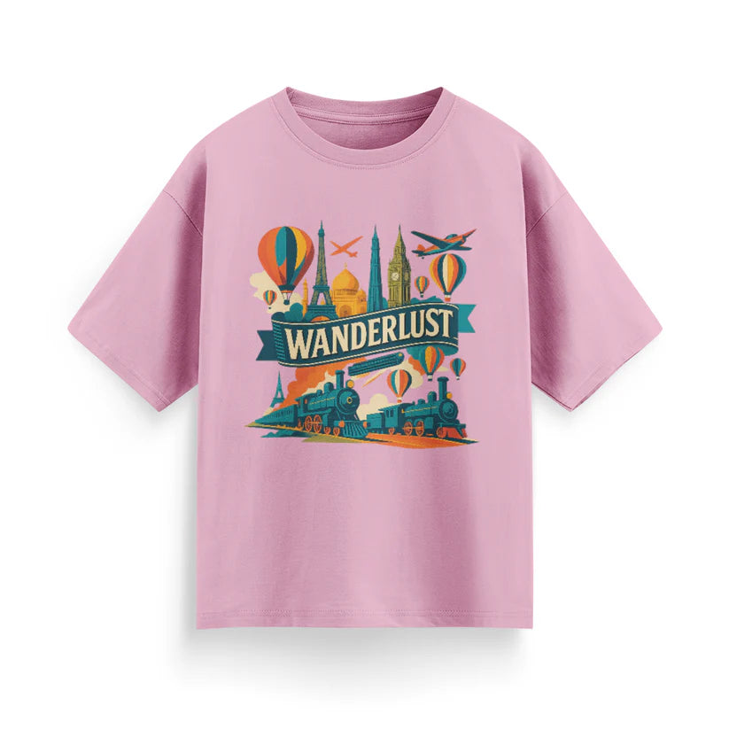 Wanderlust Unisex Oversized  T-Shirt