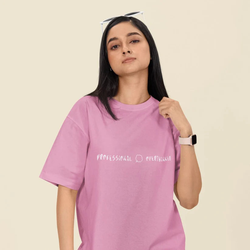 Professional Overthinker Unisex Oversized T-Shirt