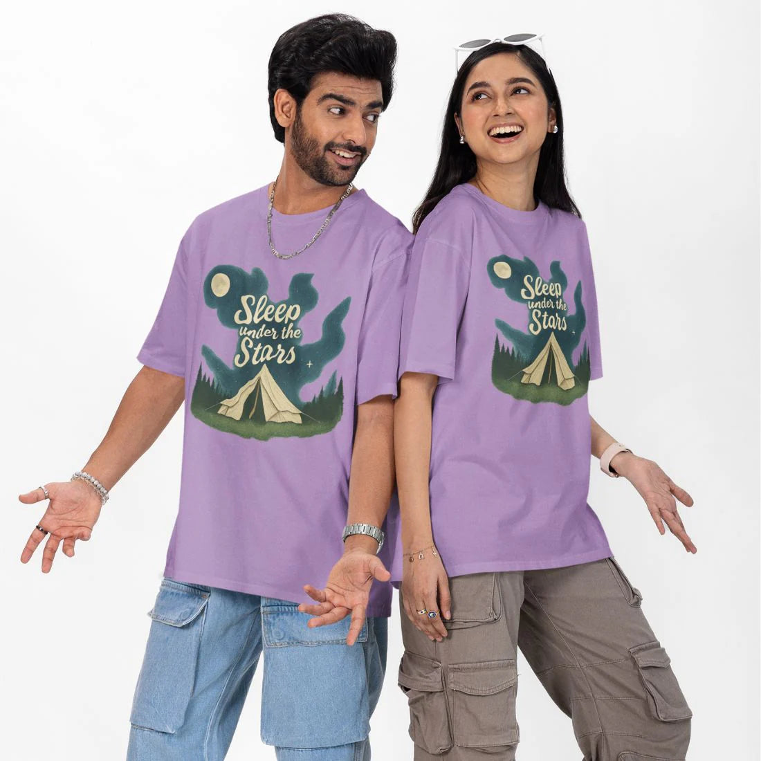 Sleep Under the Stars Unisex Oversized  T-Shirt