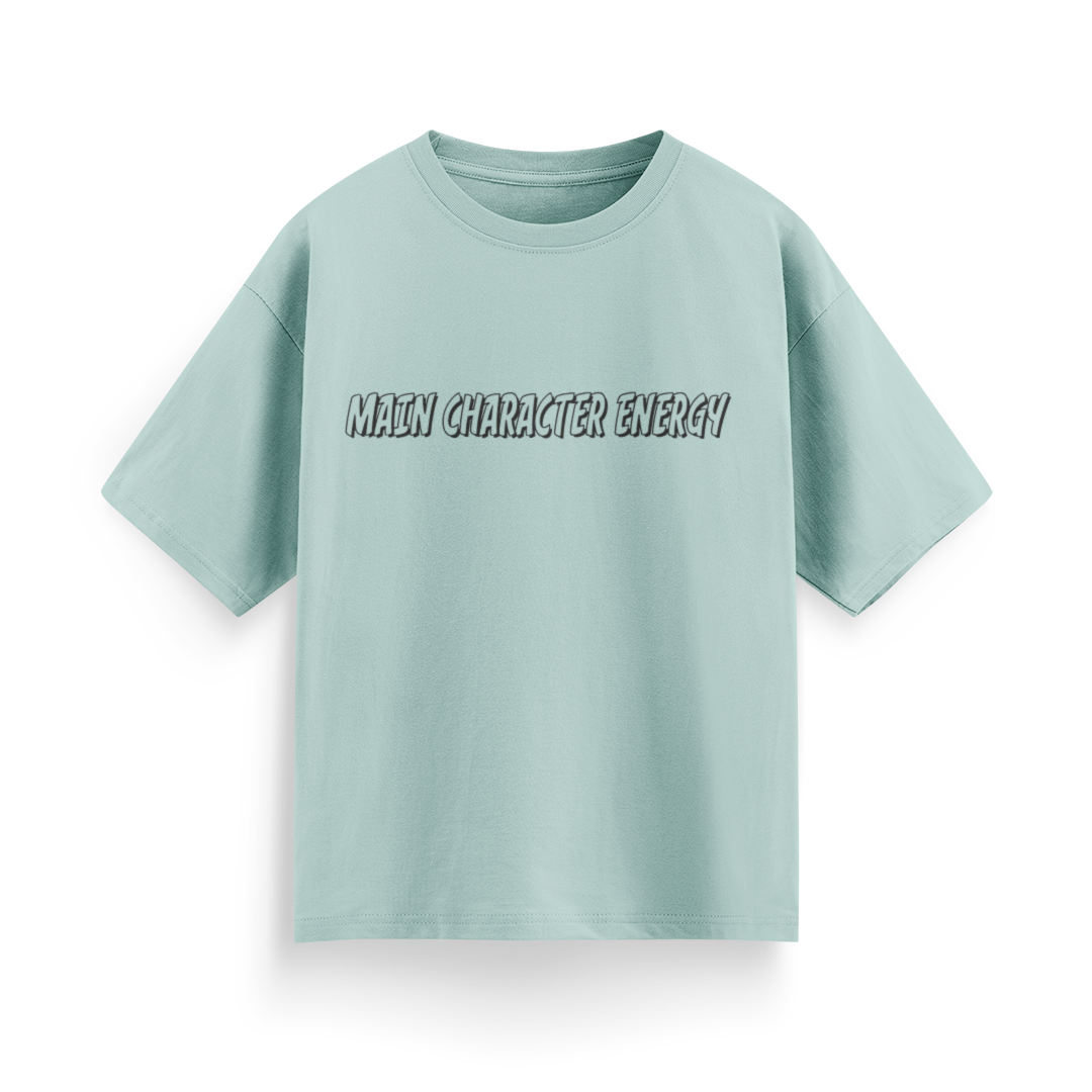 Main Character Energy Unisex Oversized T-Shirt