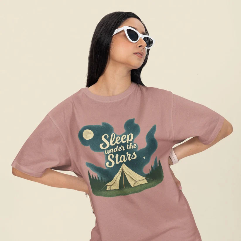 Sleep Under the Stars Unisex Oversized  T-Shirt