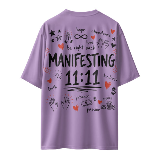 Manifesting 11:11 Unisex Oversized T-shirt