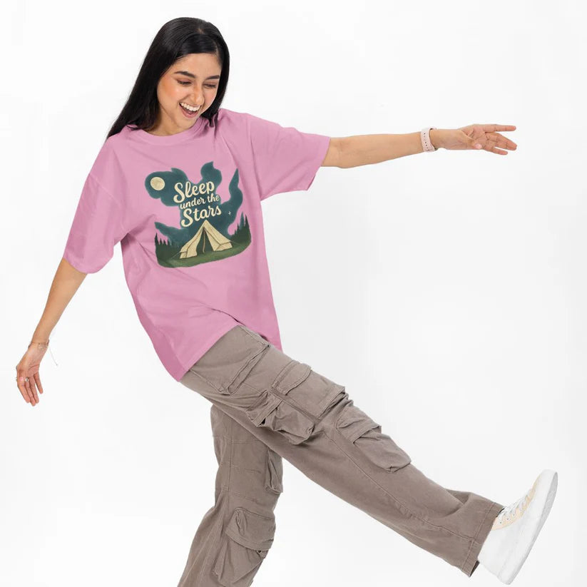 Sleep Under the Stars Unisex Oversized  T-Shirt