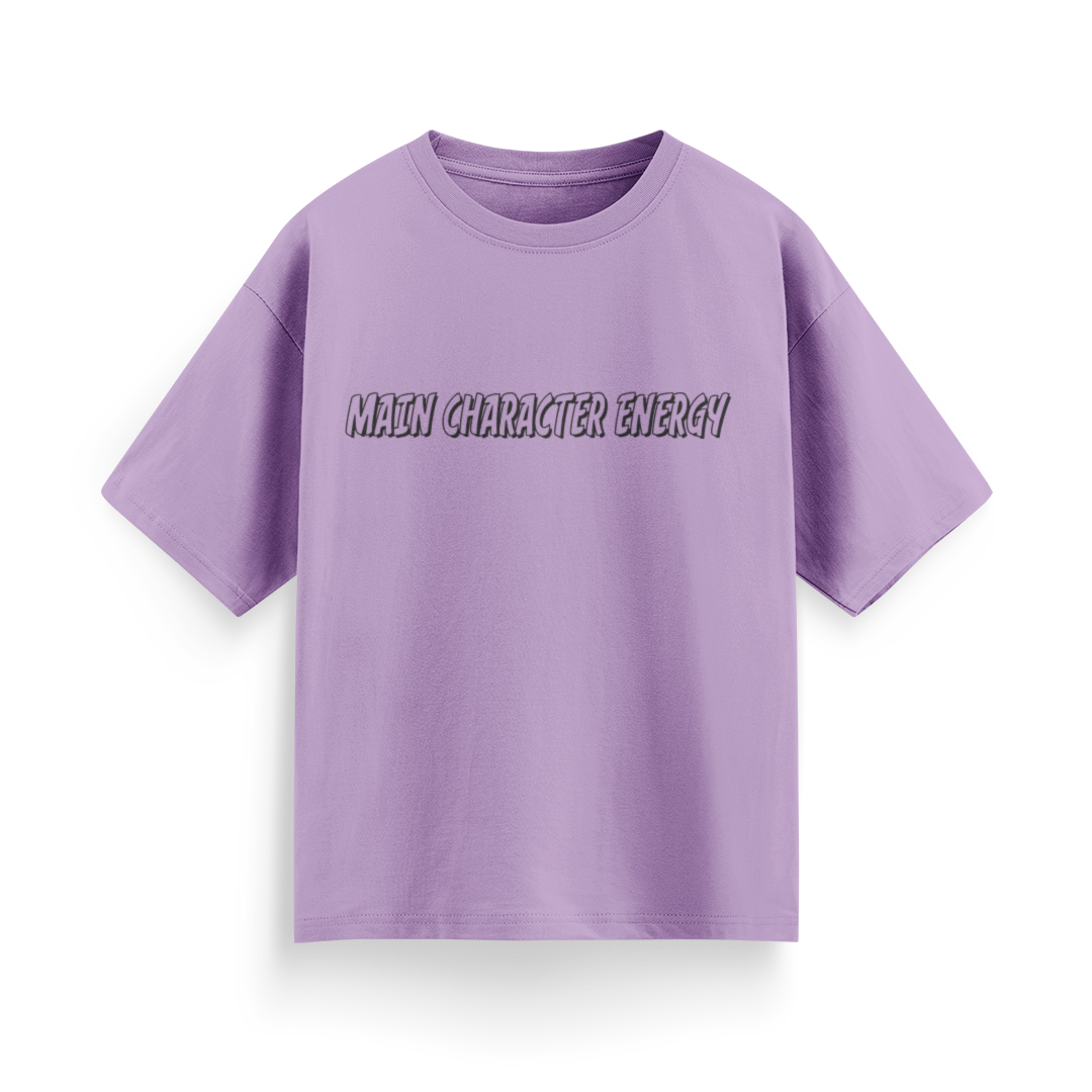 Main Character Energy Unisex Oversized T-Shirt