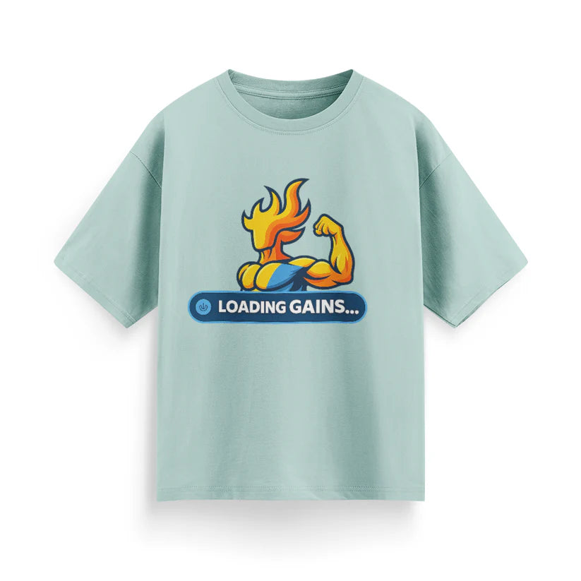 Loading Gains Unisex Oversized T-Shirt
