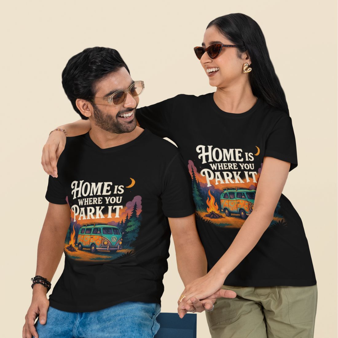Home is Where You Park It Unisex Oversized T-Shirt