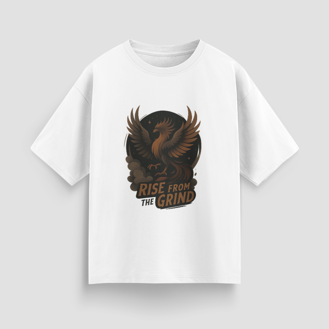 Rise from the Grind Unisex Oversized T-Shirt