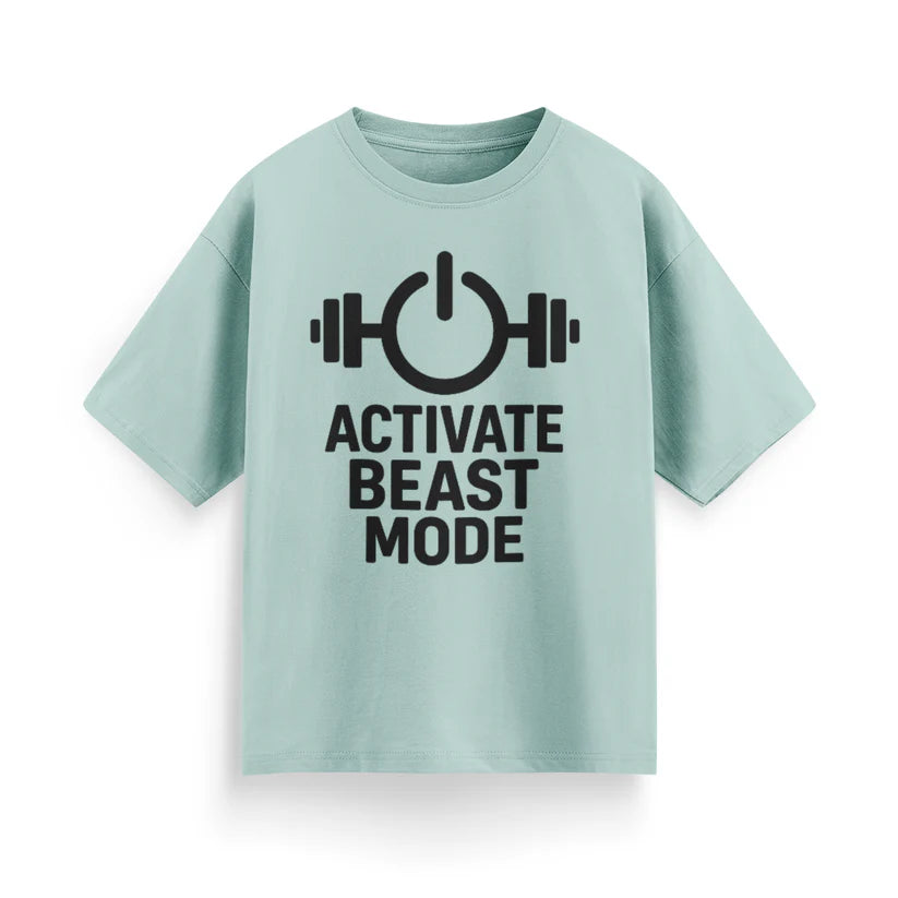 Activate Beast Mode Unisex Oversized T-Shirt