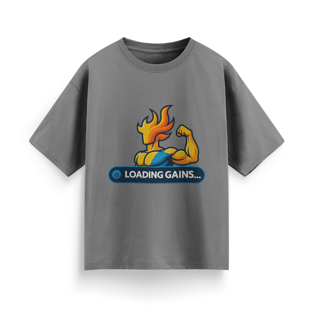 Loading Gains Unisex Oversized T-Shirt