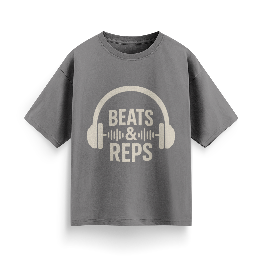 Beats and Reps Unisex Oversized T-Shirt