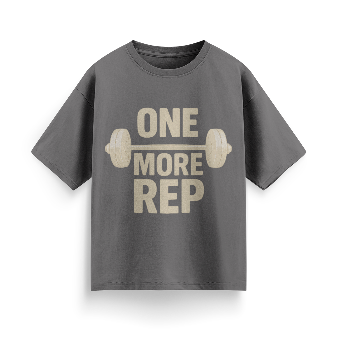 One More Rep Unisex Oversized T-Shirt