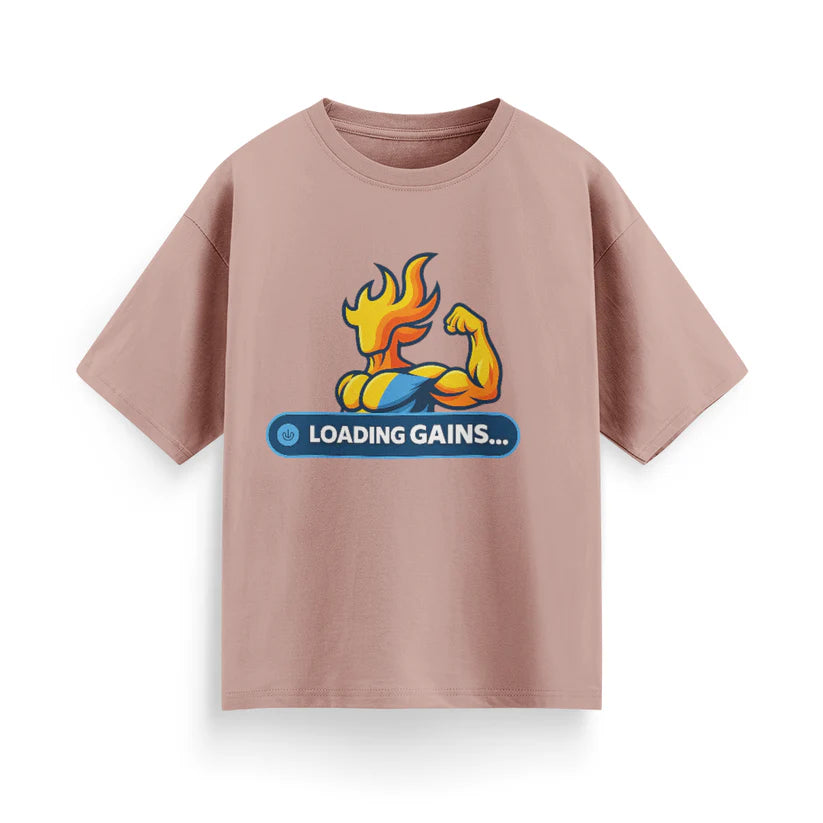 Loading Gains Unisex Oversized T-Shirt