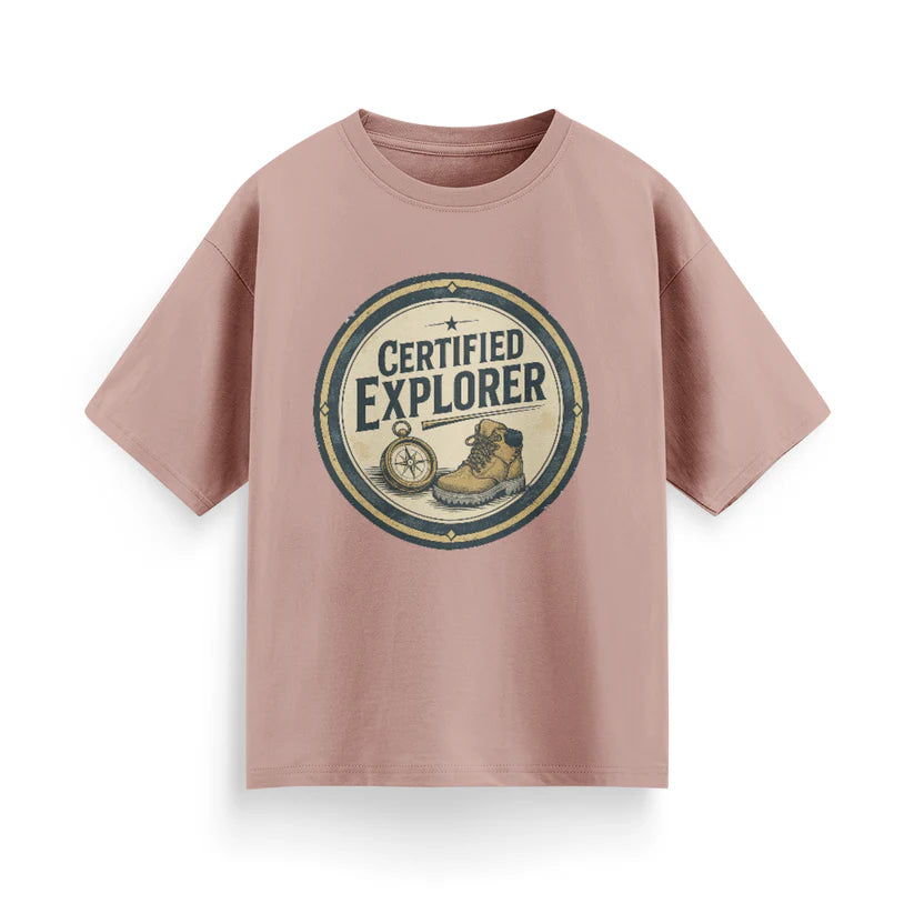 Certified Explorer Unisex Oversized T-Shirt