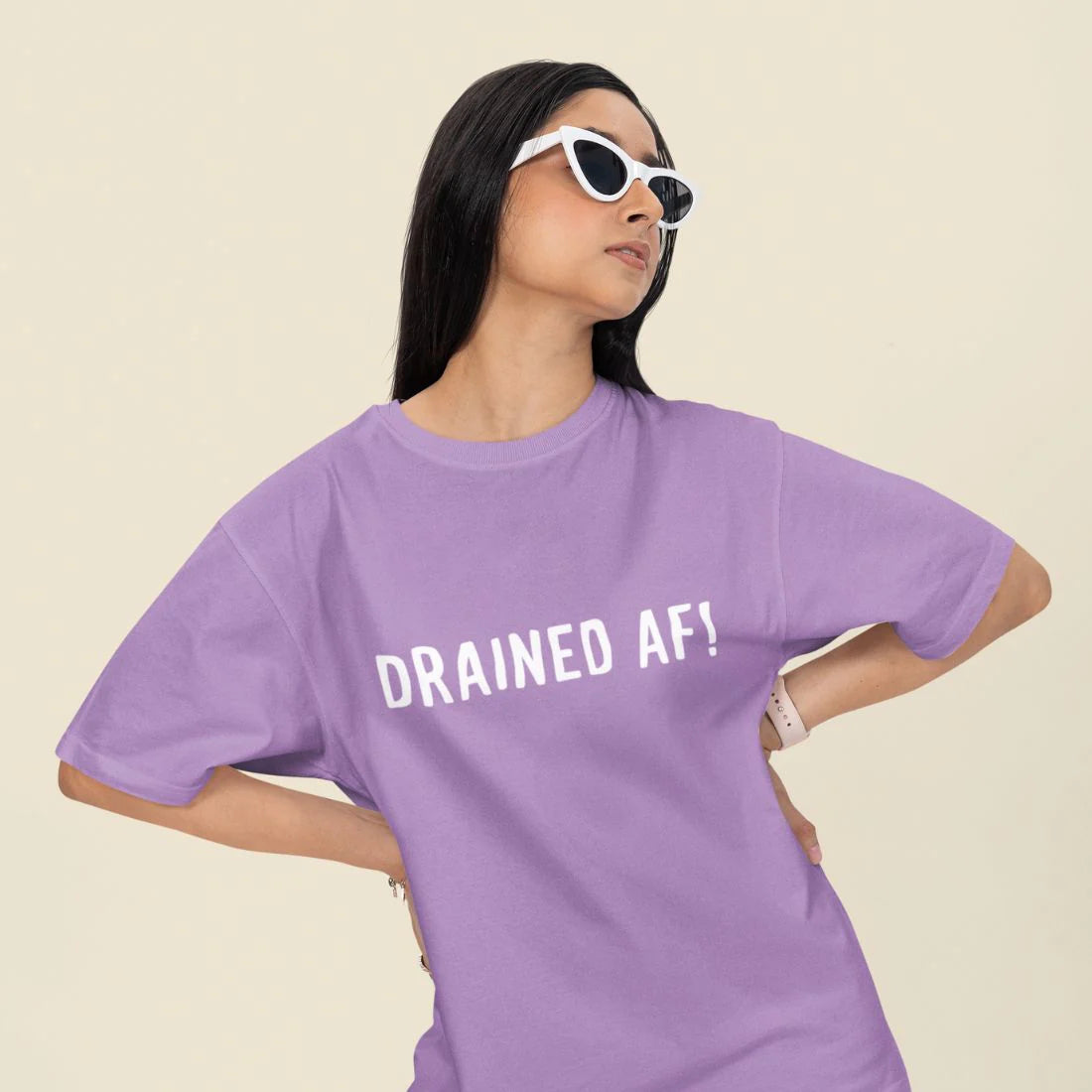 Drained AF! Unisex Oversized T-Shirt