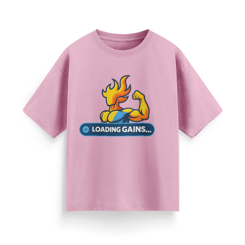 Loading Gains Unisex Oversized T-Shirt