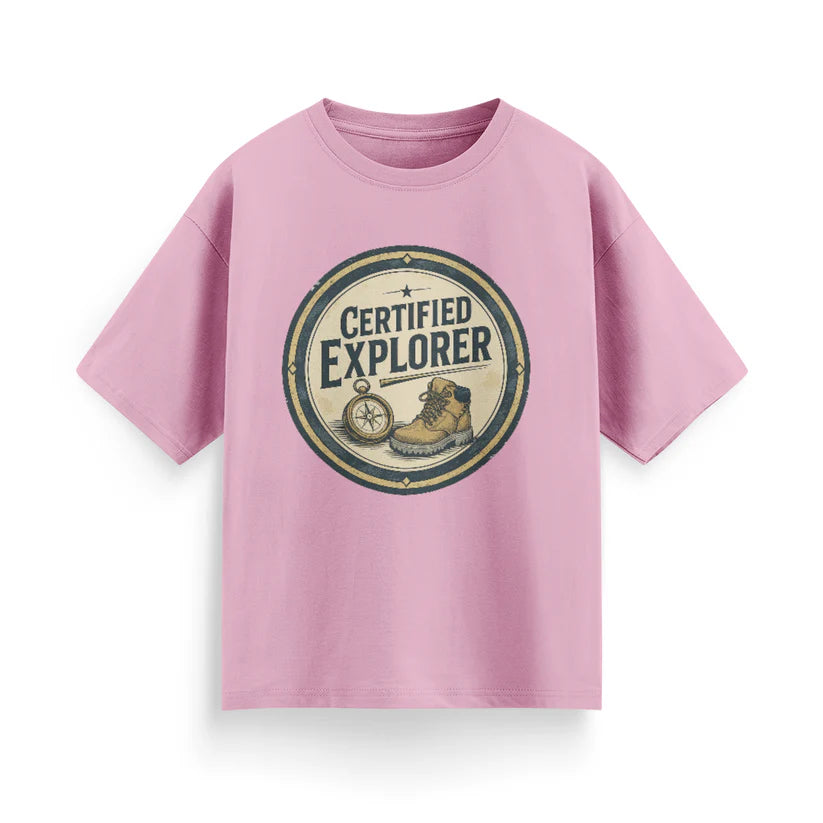 Certified Explorer Unisex Oversized T-Shirt