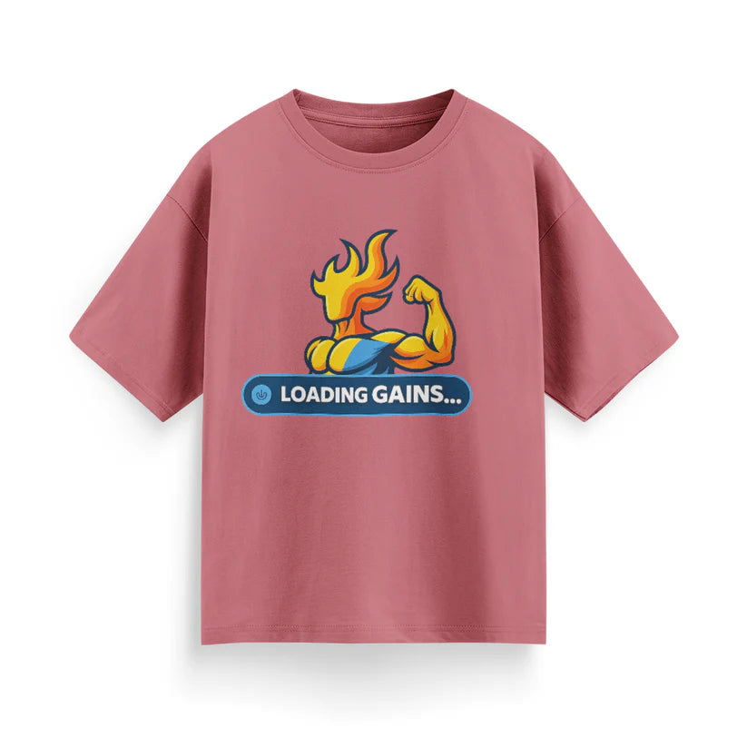 Loading Gains Unisex Oversized T-Shirt