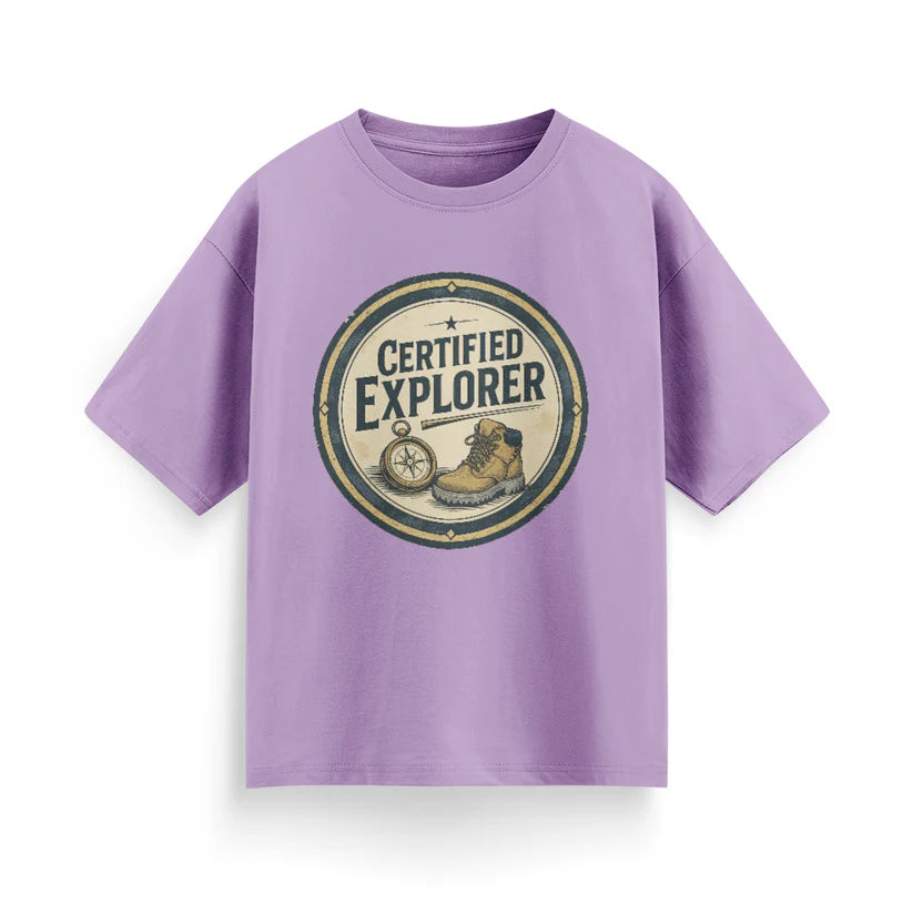 Certified Explorer Unisex Oversized T-Shirt