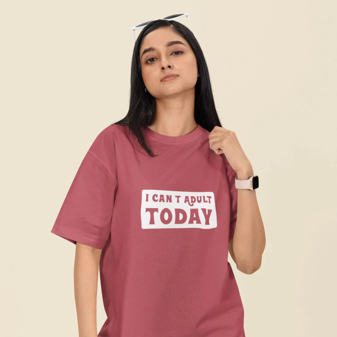 I Can’t Adult Today Unisex Oversized T-Shirt