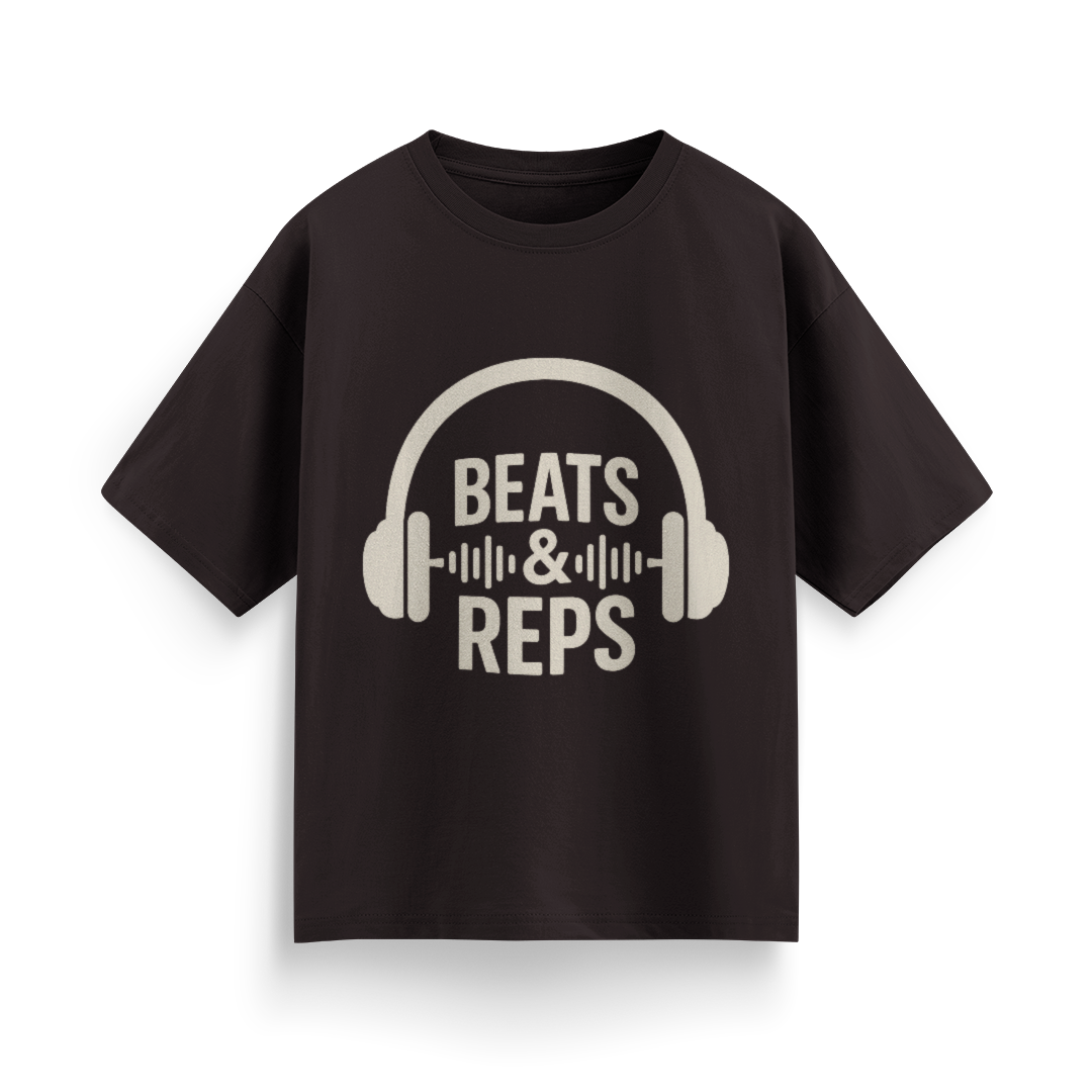 Beats and Reps Unisex Oversized T-Shirt
