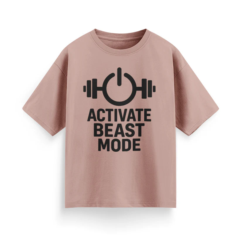Activate Beast Mode Unisex Oversized T-Shirt