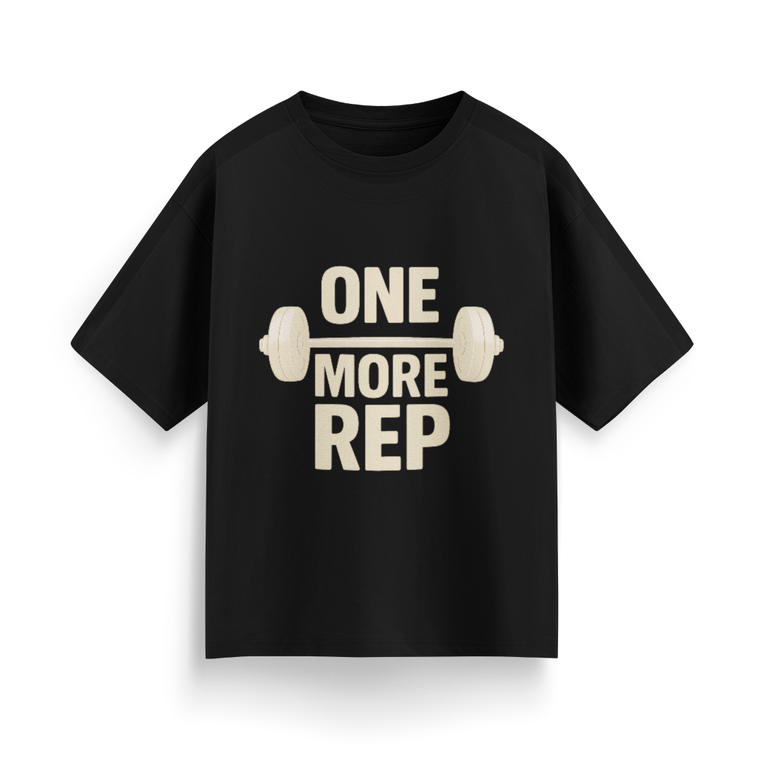 One More Rep Unisex Oversized T-Shirt