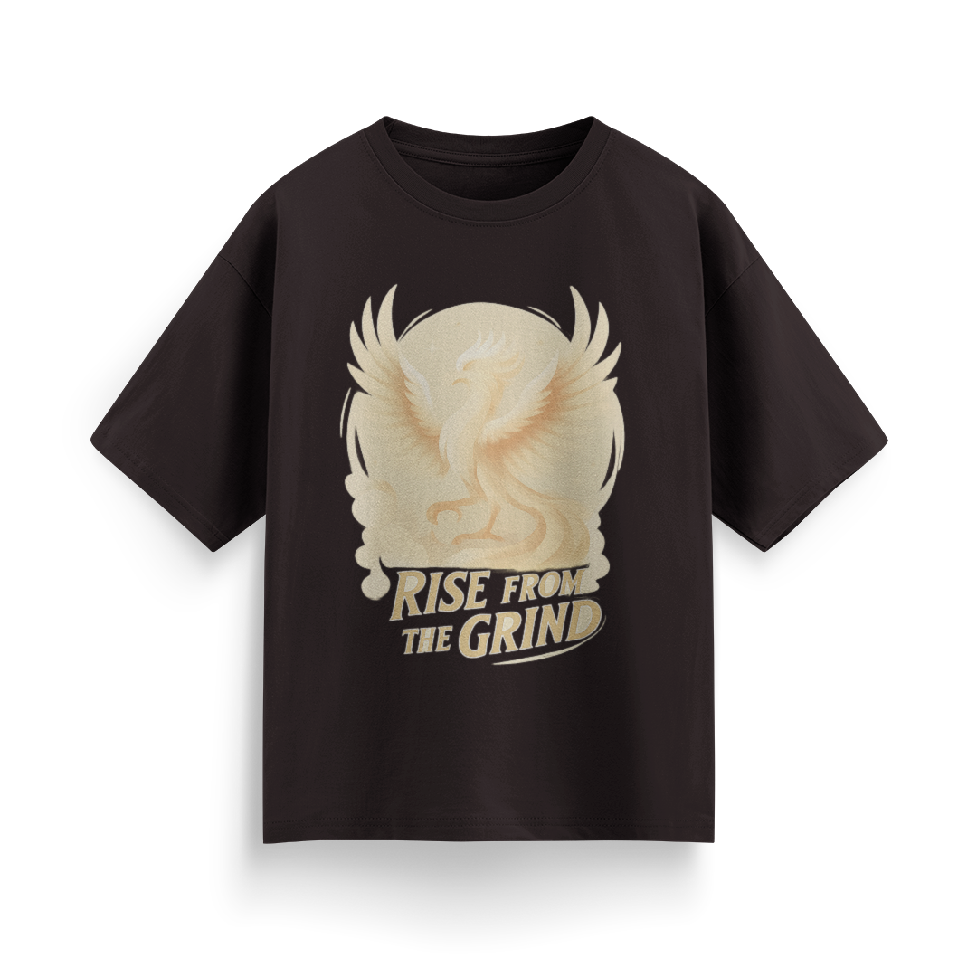 Rise from the Grind Unisex Oversized T-Shirt