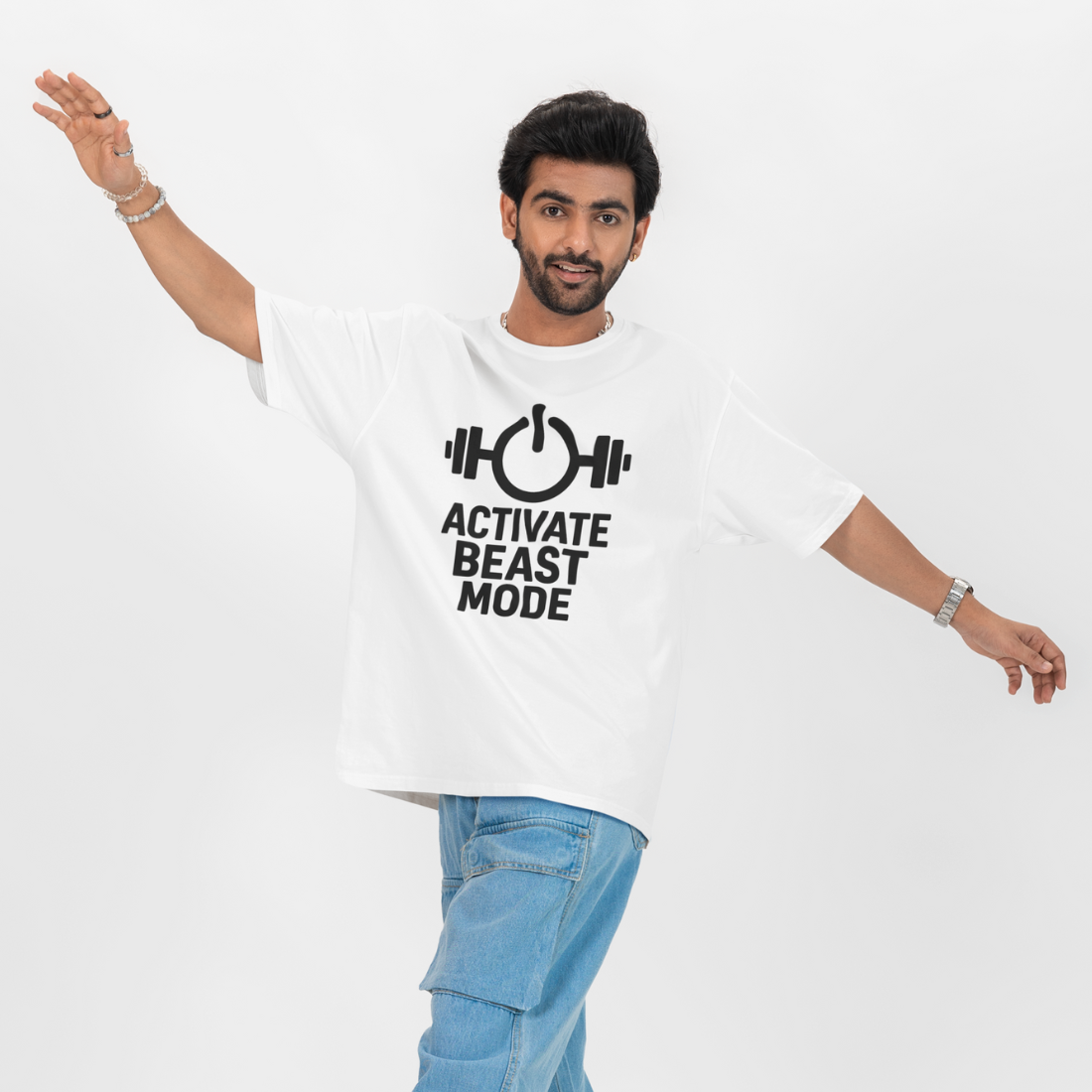 Activate Beast Mode Unisex Oversized T-Shirt