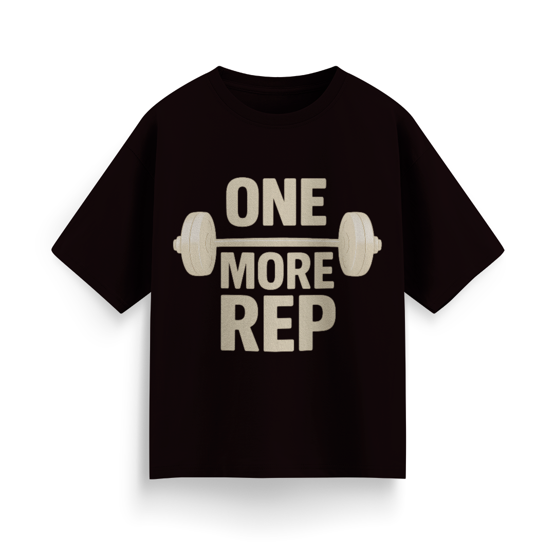 One More Rep Unisex Oversized T-Shirt