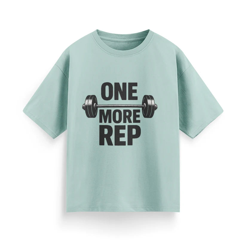 One More Rep Unisex Oversized T-Shirt