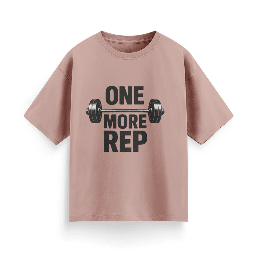 One More Rep Unisex Oversized T-Shirt