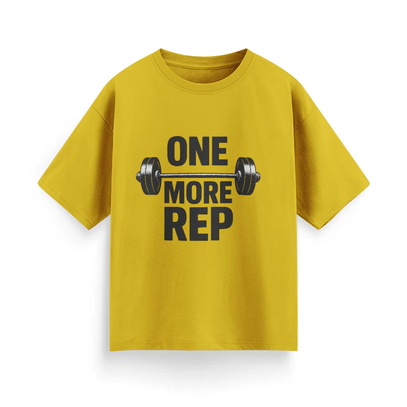 One More Rep Unisex Oversized T-Shirt