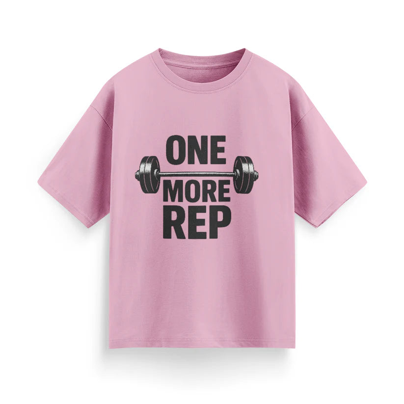 One More Rep Unisex Oversized T-Shirt