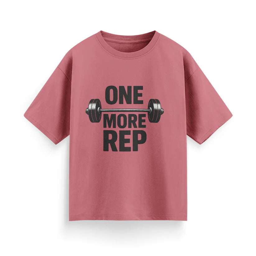 One More Rep Unisex Oversized T-Shirt