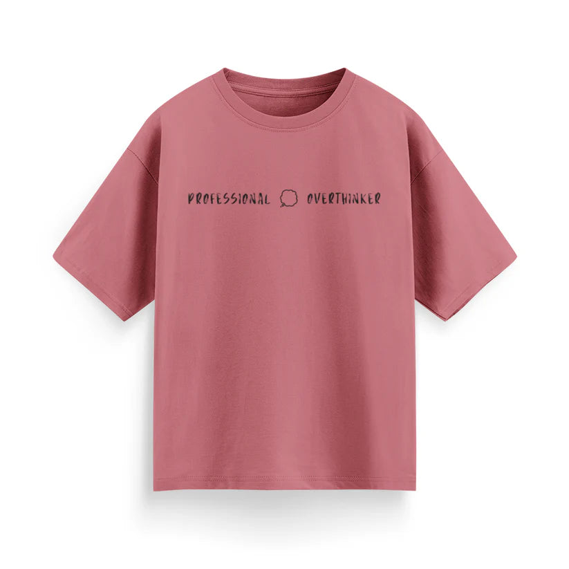 Professional Overthinker Unisex Oversized T-Shirt
