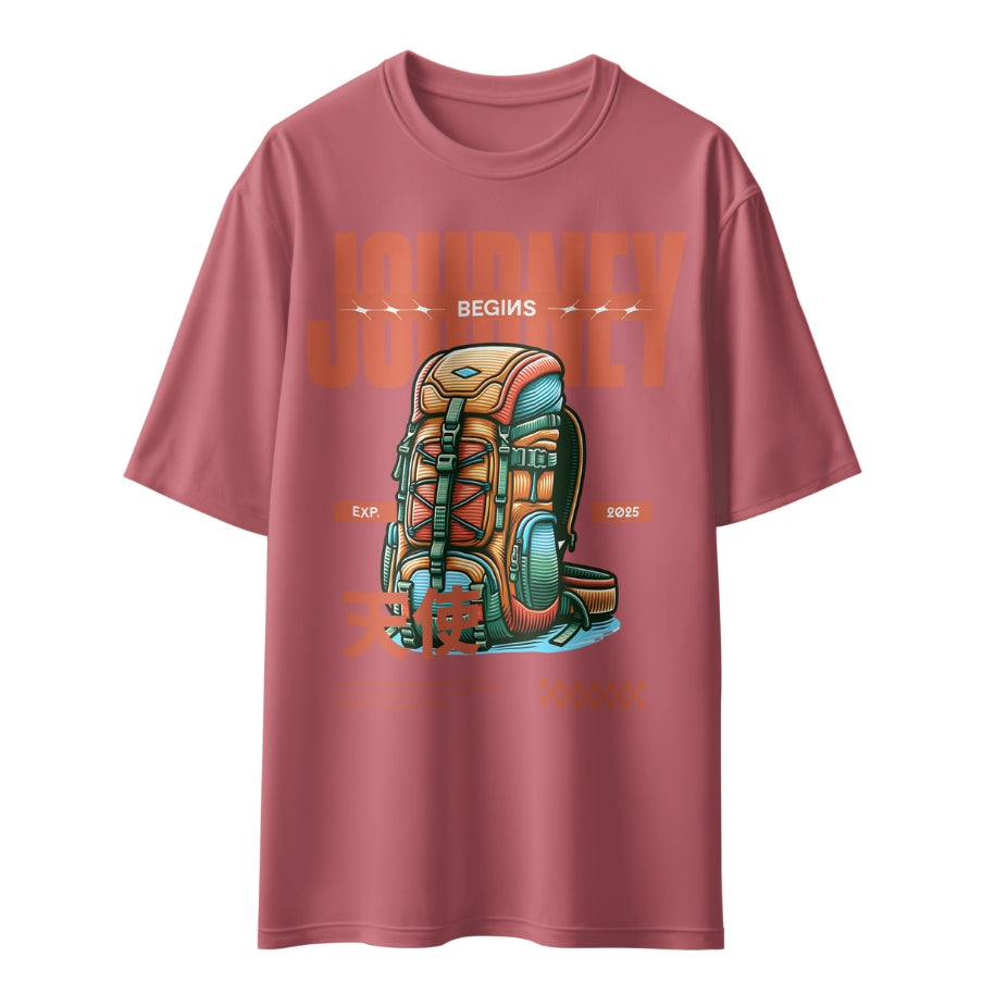 Journey Begins Unisex Oversized T-Shirt