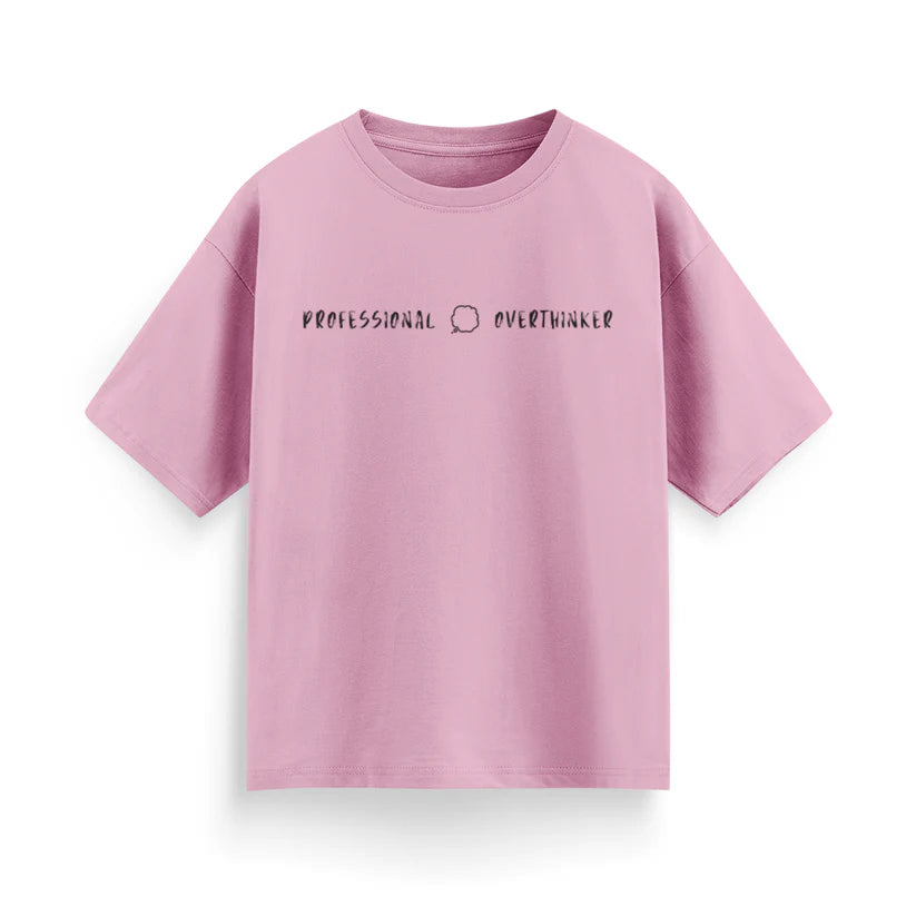 Professional Overthinker Unisex Oversized T-Shirt