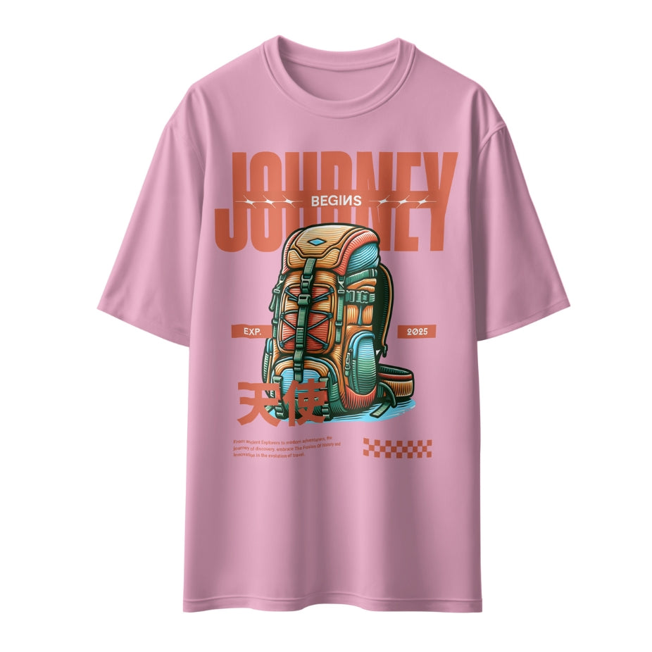 Journey Begins Unisex Oversized T-Shirt