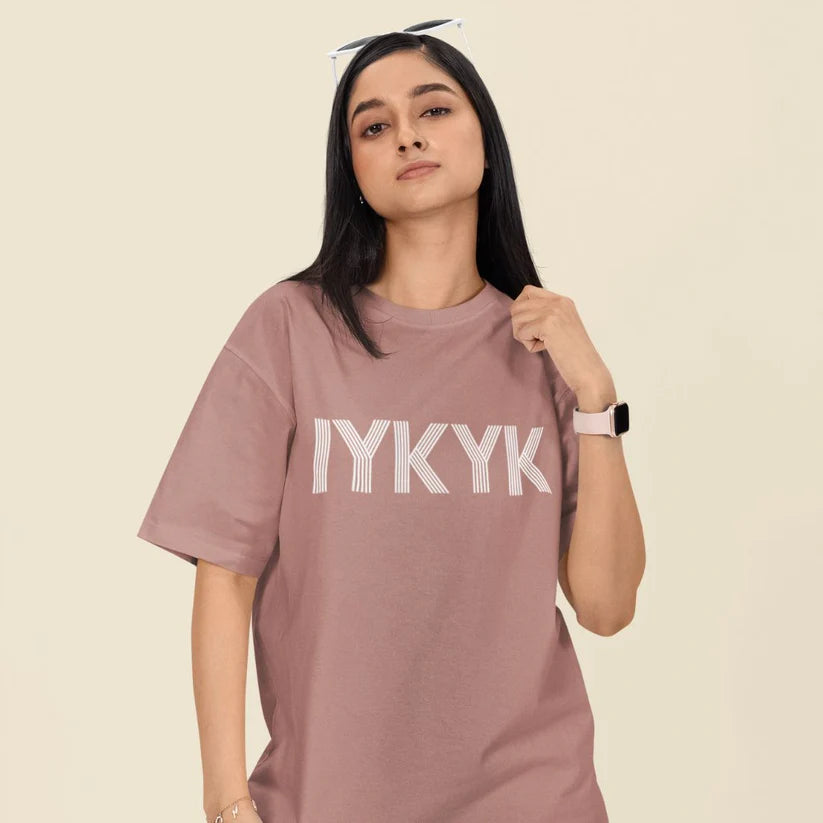 IYKYK Unisex Oversized T-Shirt