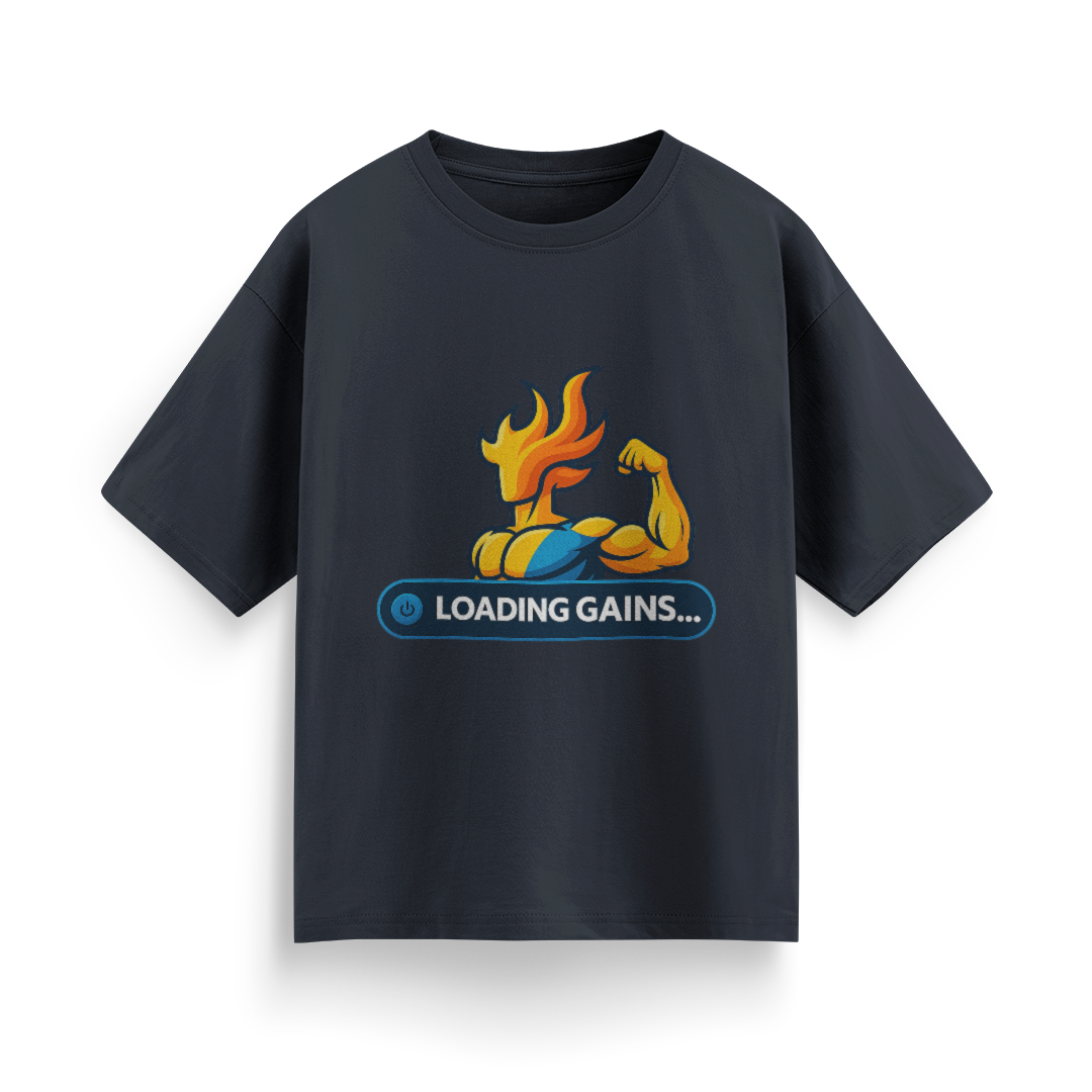 Loading Gains Unisex Oversized T-Shirt