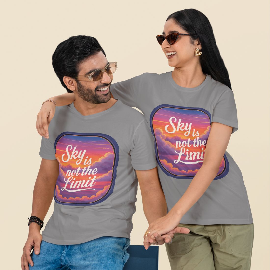 Sky is Not the Limit Unisex Oversized T-shirt