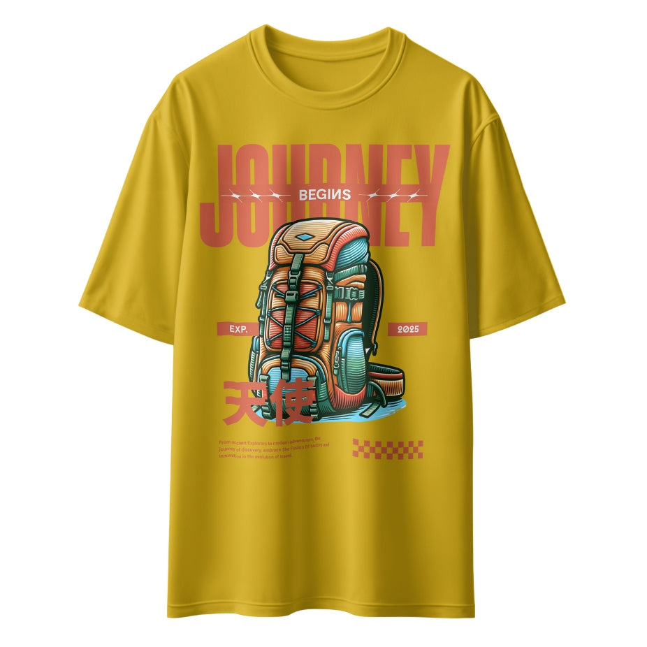Journey Begins Unisex Oversized T-Shirt