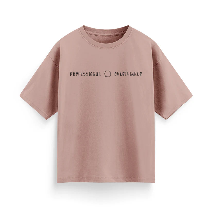 Professional Overthinker Unisex Oversized T-Shirt