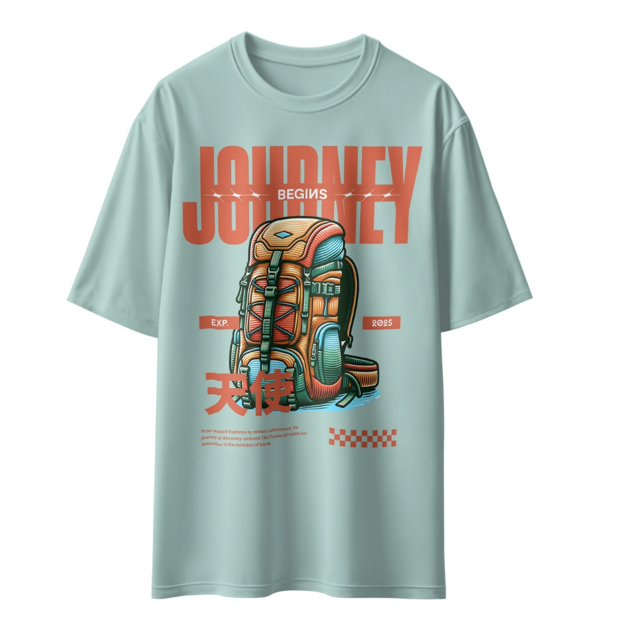 Journey Begins Unisex Oversized T-Shirt