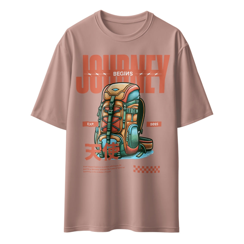 Journey Begins Unisex Oversized T-Shirt