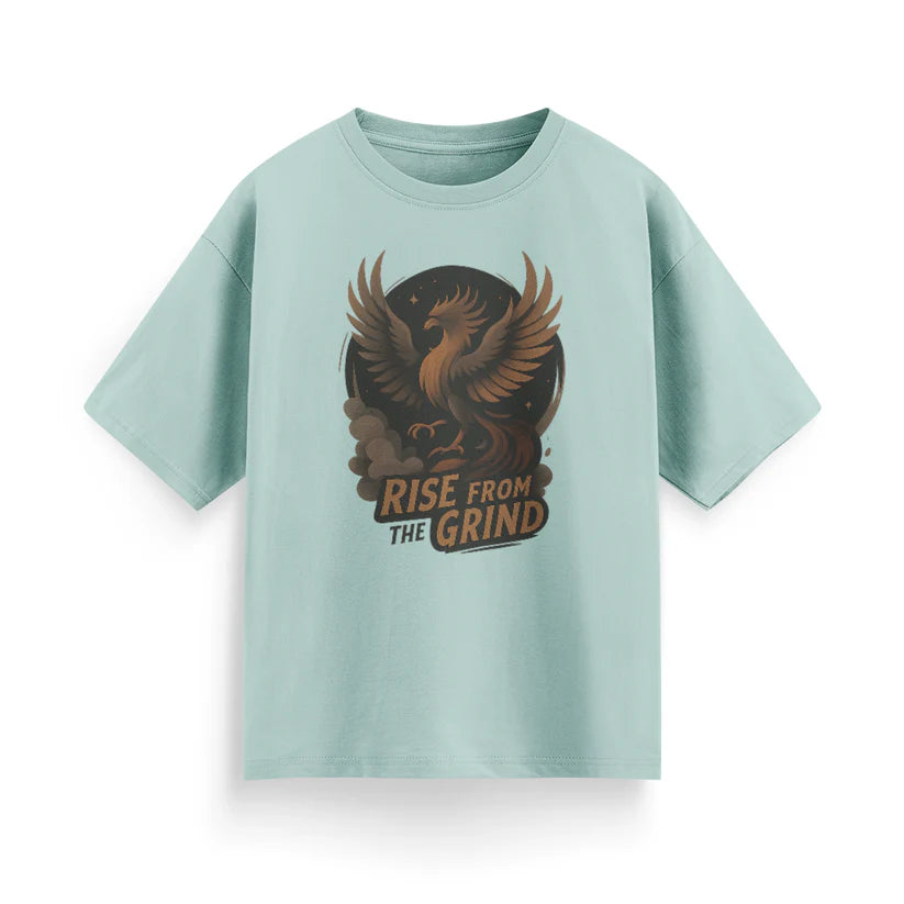 Rise from the Grind Unisex Oversized T-Shirt